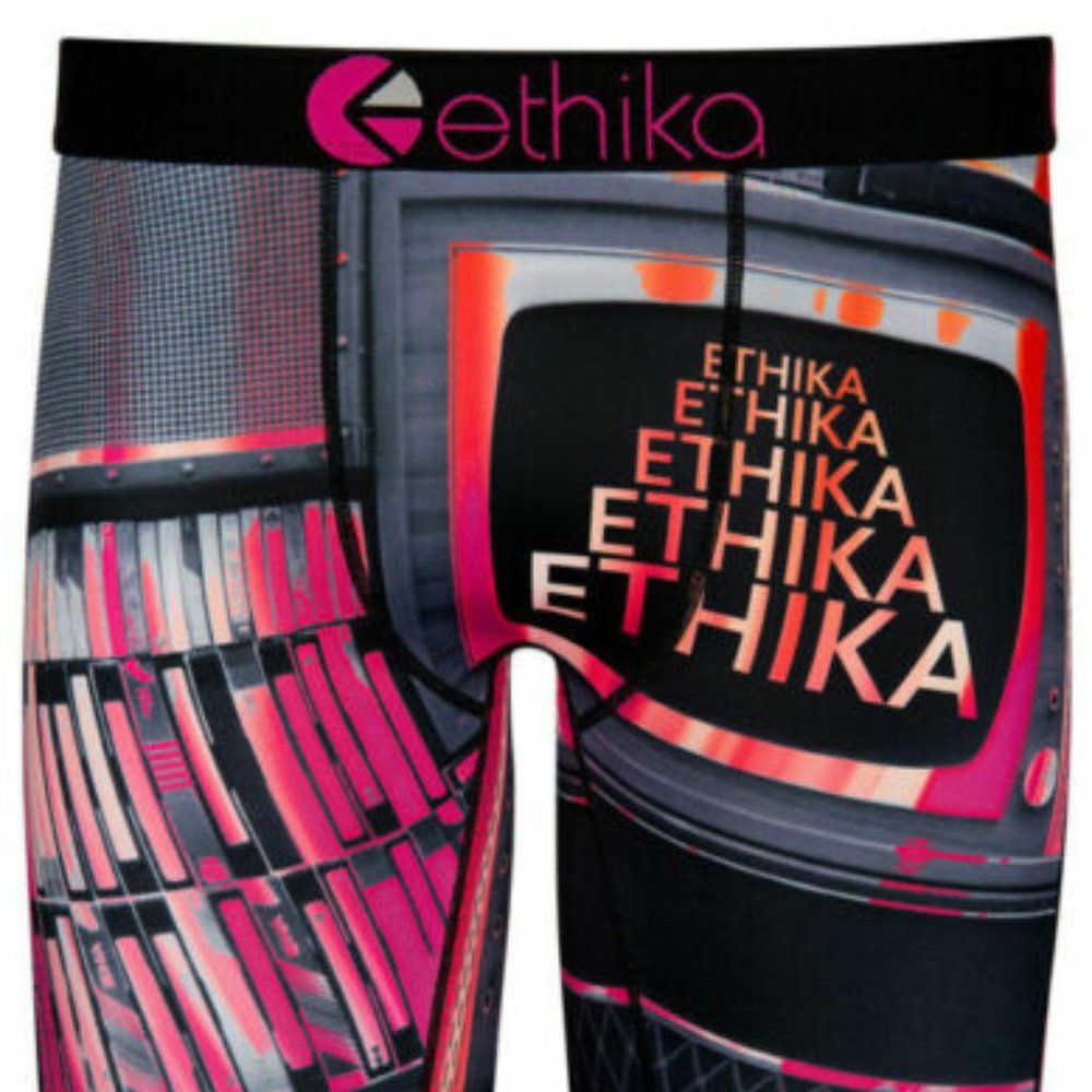 ETHIKA STAPLE LIVE IN COLOR MENS BOXERS UNDERWEAR TV PSD BRIEFS HTF LONG MTV M